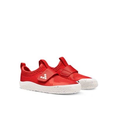 Vivobarefoot Toddlers's Primus Sport II Vegan Shoes - Red USA [HAY793041]